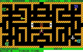 Crystals of Zong gameplay screenshot on C64