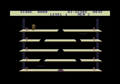 Danger Ranger gameplay screenshot on C64
