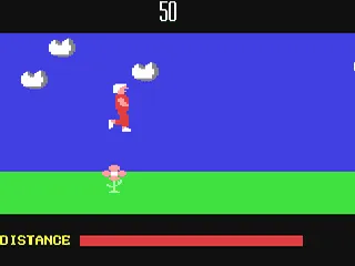 Daredevil Dennis gameplay screenshot on C64