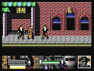 Darkman gameplay screenshot on C64