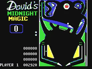 David's Midnight Magic gameplay screenshot on C64
