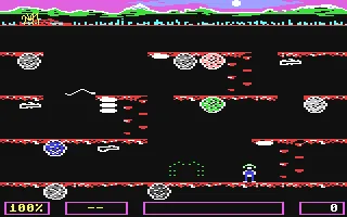 Dino Eggs gameplay screenshot on C64