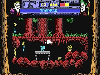 Dizzy: Prince of the Yolkfolk gameplay screenshot on C64