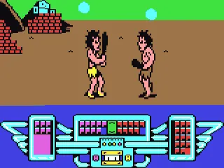 Doc the Destroyer gameplay screenshot on C64