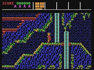 Doctor Who and the Mines of Terror gameplay screenshot on C64