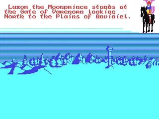Doomdark's Revenge gameplay screenshot on C64