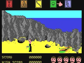 Dragon Skulle gameplay screenshot on C64