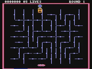 Drelbs gameplay screenshot on C64