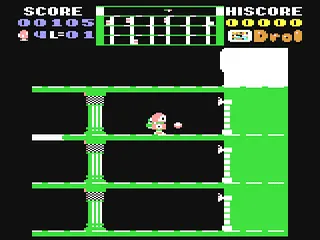 Drol gameplay screenshot on C64