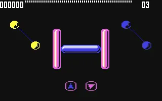E-Motion gameplay screenshot on C64