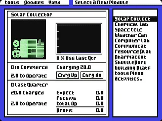 Earth Orbit Stations gameplay screenshot on C64