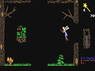 Elidon gameplay screenshot on C64