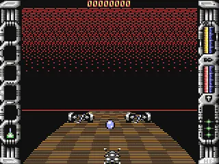Eliminator gameplay screenshot on C64