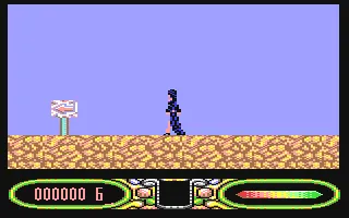 Elvira: The Arcade Game gameplay screenshot on C64