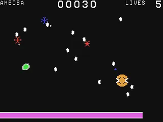 Evolution gameplay screenshot on C64