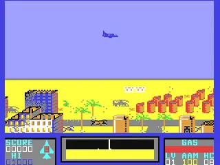 Falcon Patrol II gameplay screenshot on C64