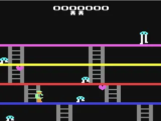 Fast Eddie gameplay screenshot on C64