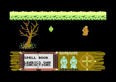 Feud gameplay screenshot on C64