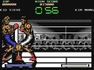 Final Blow gameplay screenshot on C64