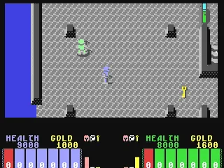 Fire King gameplay screenshot on C64