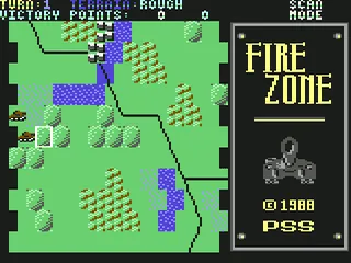 Firezone gameplay screenshot on C64