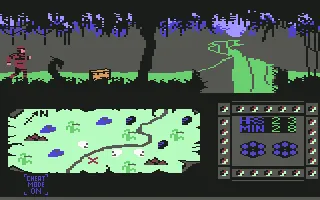 Flash Gordon gameplay screenshot on C64