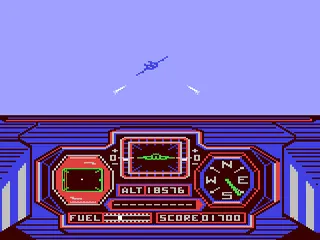 Flyer Fox gameplay screenshot on C64