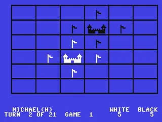 Fortress gameplay screenshot on C64
