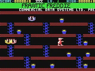 Frantic Freddie gameplay screenshot on C64