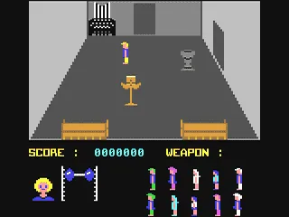 Friday the 13th gameplay screenshot on C64