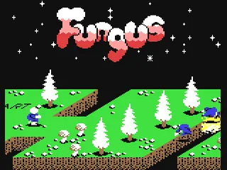 Fungus gameplay screenshot on C64