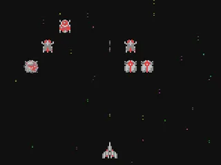 Gaplus gameplay screenshot on C64