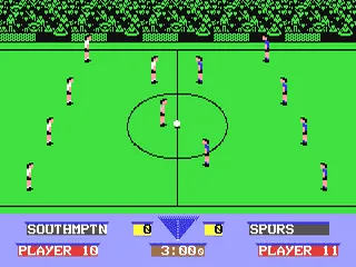 Gazza's Super Soccer gameplay screenshot on C64