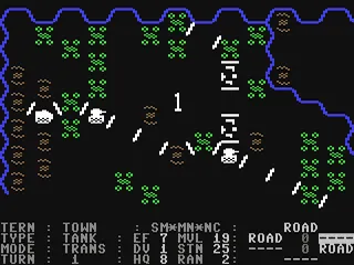 Germany 1985 gameplay screenshot on C64