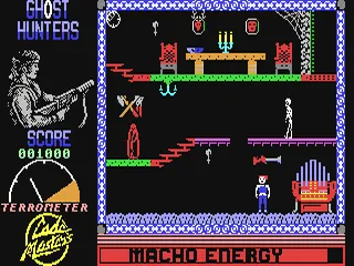 Ghost Hunters gameplay screenshot on C64
