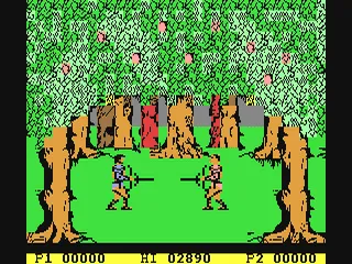 Gladiator gameplay screenshot on C64