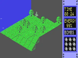 Glider Rider gameplay screenshot on C64