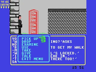 Grange Hill gameplay screenshot on C64