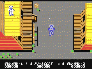 Gun.Smoke gameplay screenshot on C64