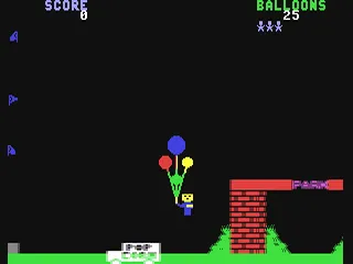 Gust Buster gameplay screenshot on C64