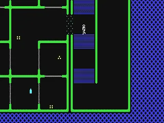 Halls of the Things gameplay screenshot on C64