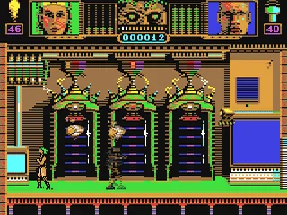 Hammerfist gameplay screenshot on C64