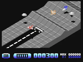 H.A.T.E.: Hostile All-Terrain Encounter gameplay screenshot on C64