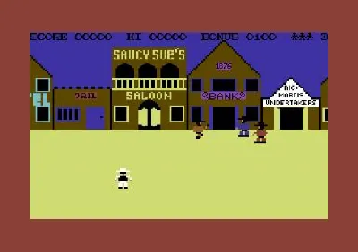 High Noon gameplay screenshot on C64