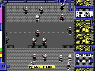 Hollywood or Bust gameplay screenshot on C64