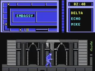 Hostages gameplay screenshot on C64