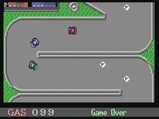 Hot Rod gameplay screenshot on C64