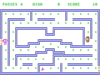 Hungry Horace gameplay screenshot on C64
