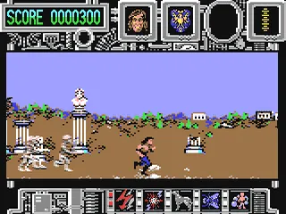 Hysteria gameplay screenshot on C64
