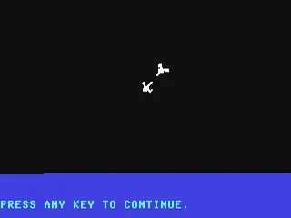 The Cosmic Balance gameplay screenshot on C64